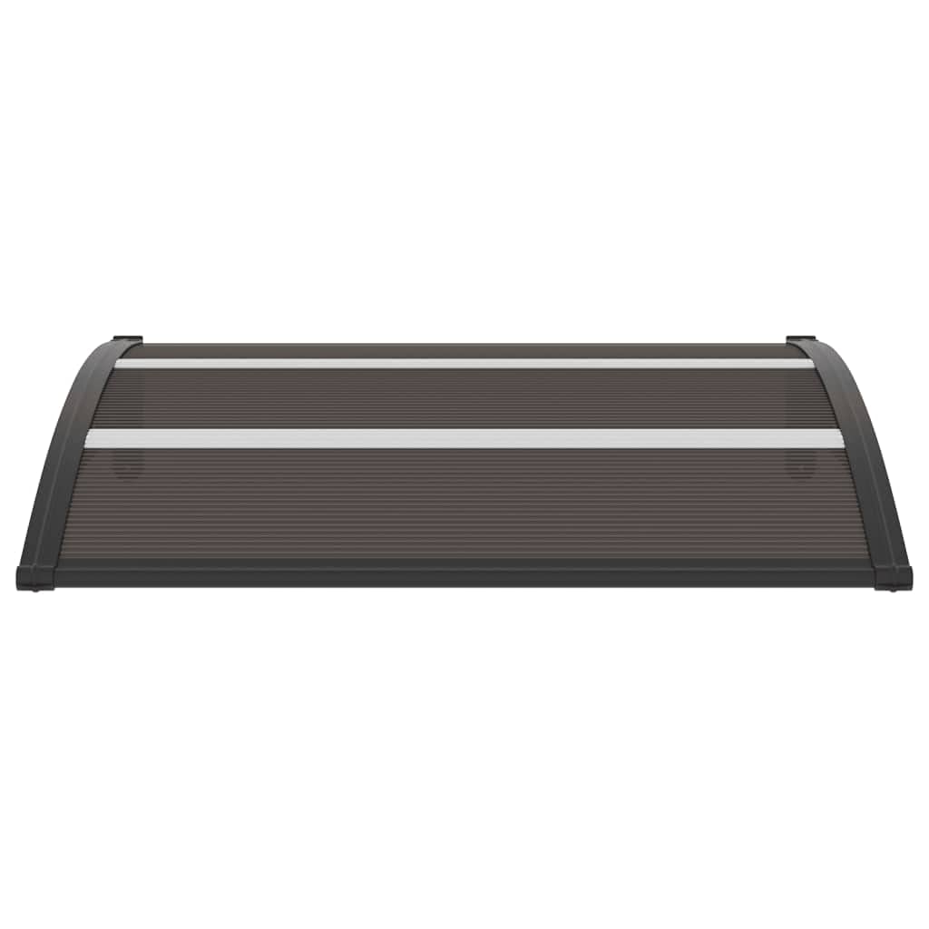Black Polycarbonate Door Canopy K198