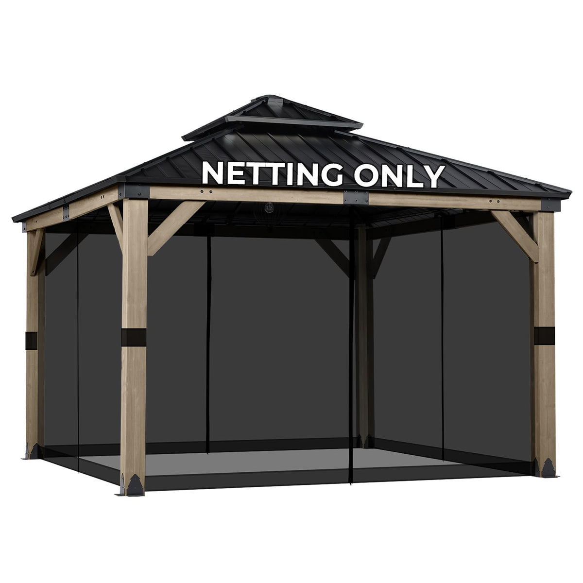 10'x10' 4-Panel Polyester Mesh Netting J6599