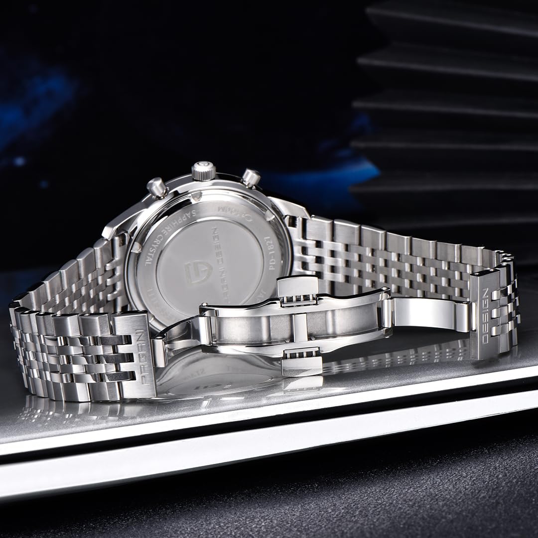 41MM Stainless Steel Chronograph Watch V687