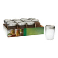 16 Oz Wide Mouth Glass Mason Jars with Lids & Bands, 12-Pack I2093