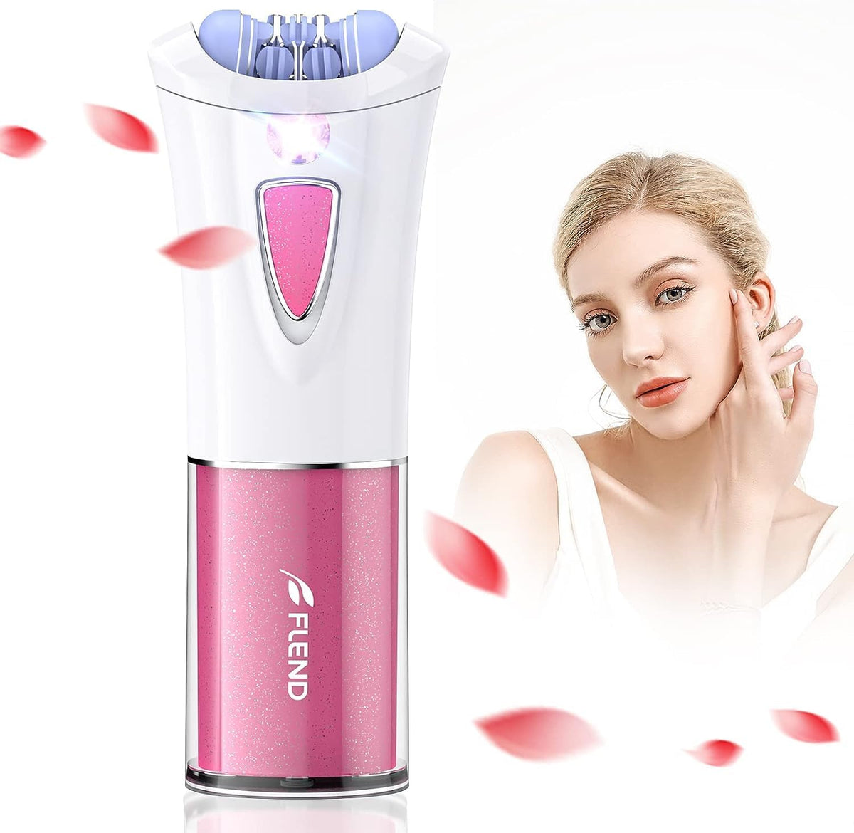 Portable Electric Lady Shaver with 9-Tweezers F140