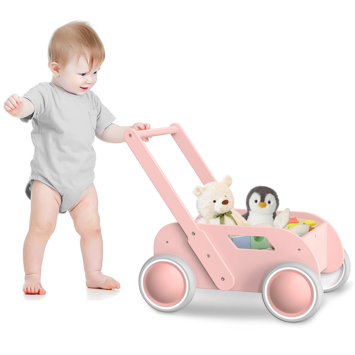 Wooden Baby Push Walker Z125