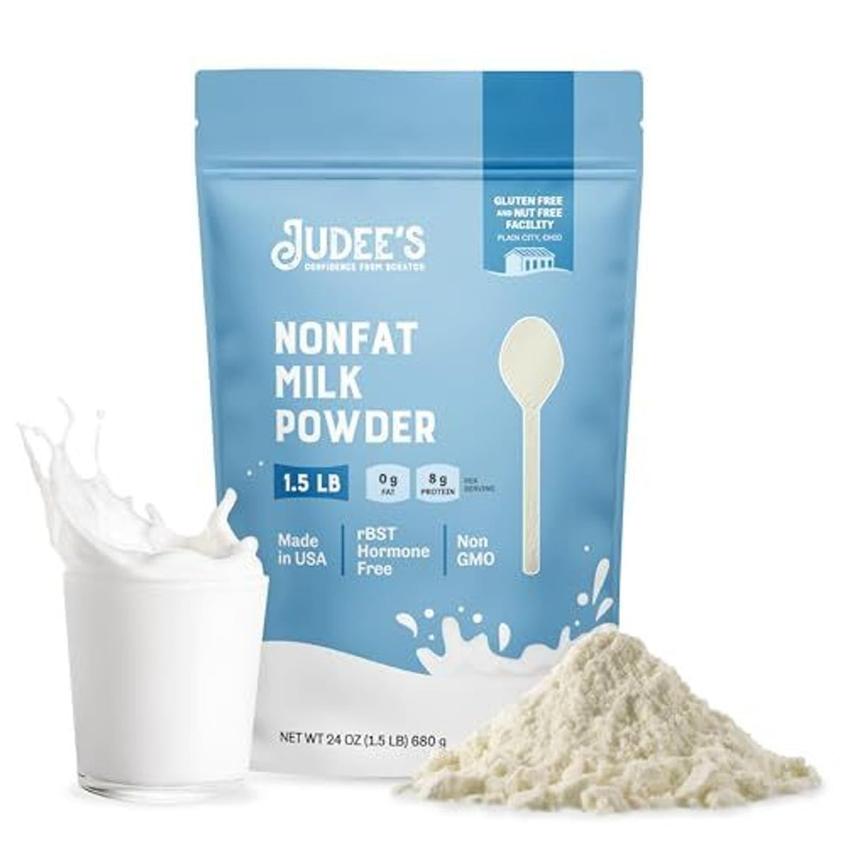 Gluten Free Non Fat Dry Powdered Milk 1.5 lb M809