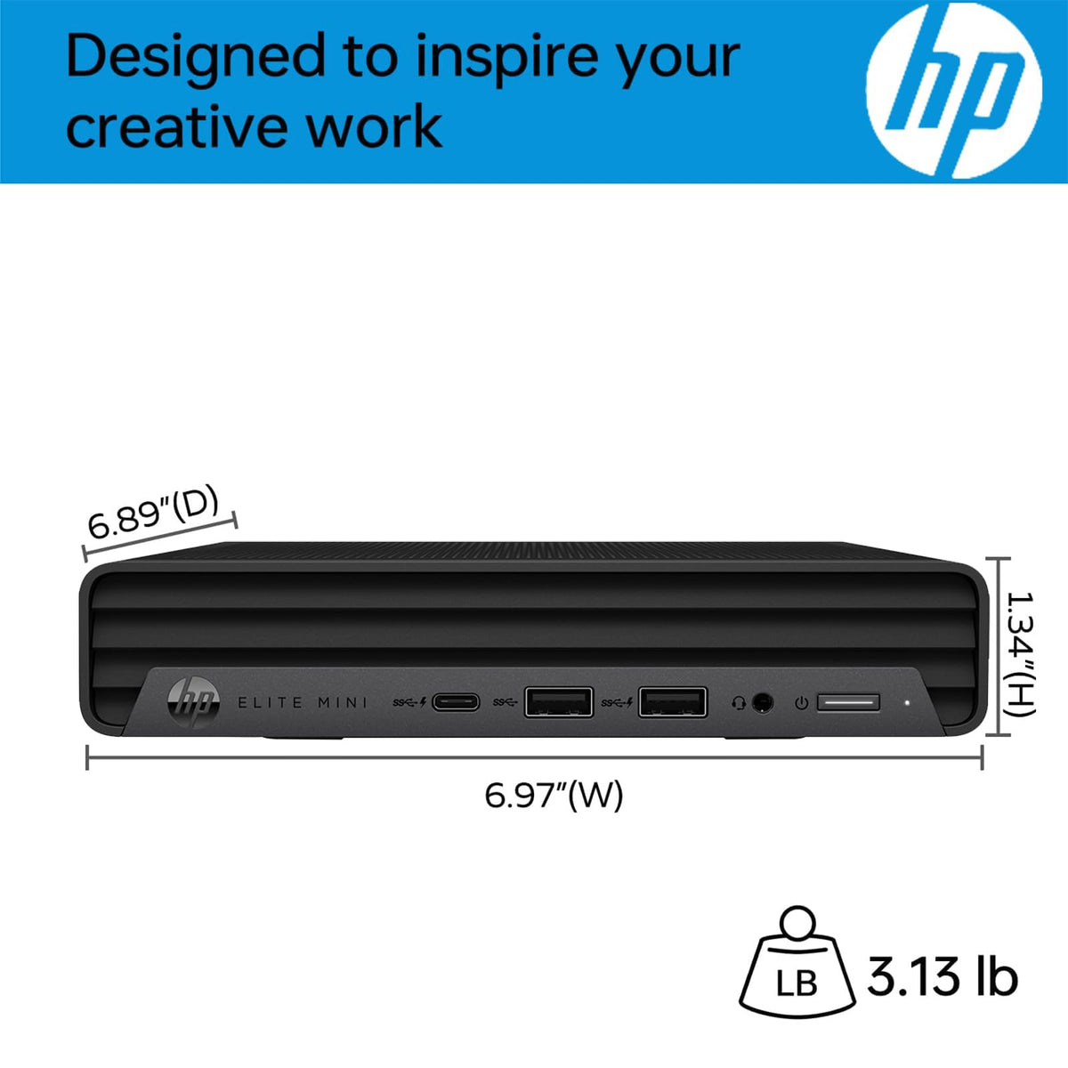 Mini PC Desktop Computer, Intel Core i5-14500, 16GB DDR5 RAM, 512GB SSD, Keyboard & Mouse Included, Windows 11 Pro H950