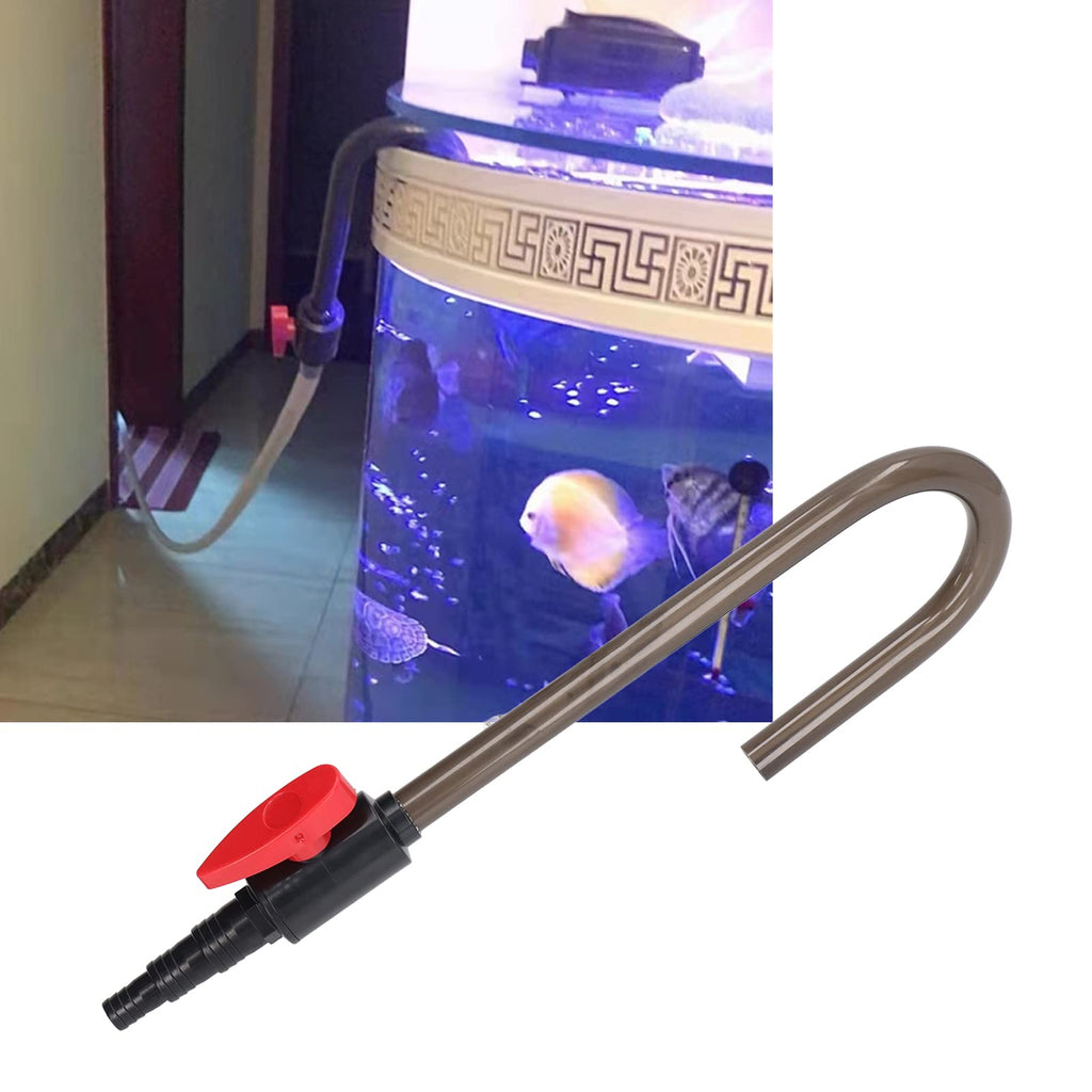 Aquarium Water Filler Tube Wall Mounted Automatic Top Off Refiller Pipe with Control Valve E95664