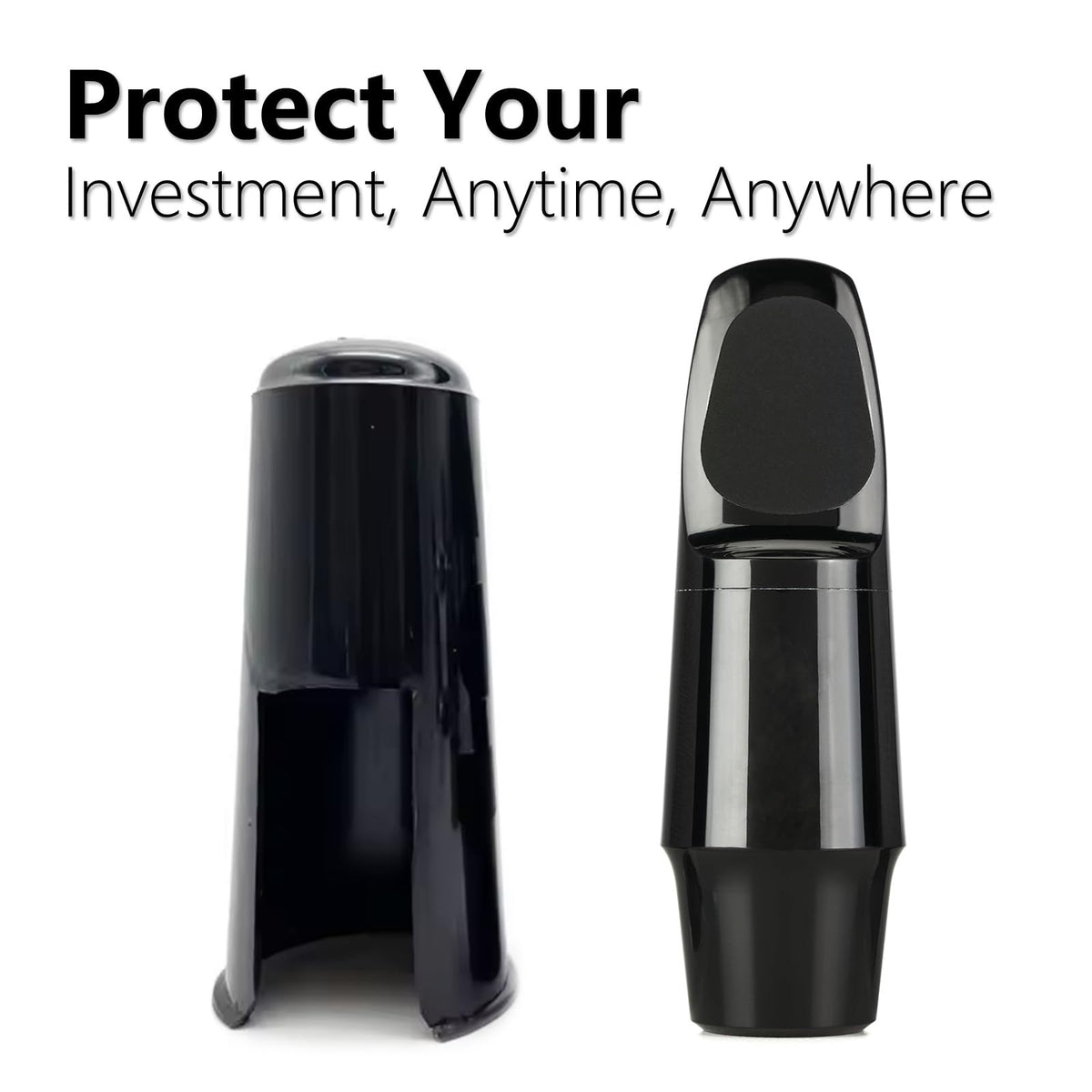 4-Pack Plastic Mouthpiece Cap with Ligature Attachment S9661