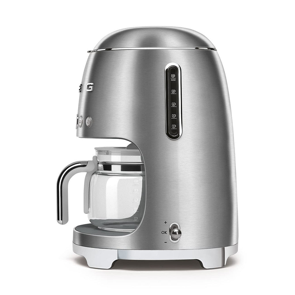 Drip Coffee Machine with Reusable Filter, Digital Display, 1.4 Litre Tank, Stainless Steel N6986