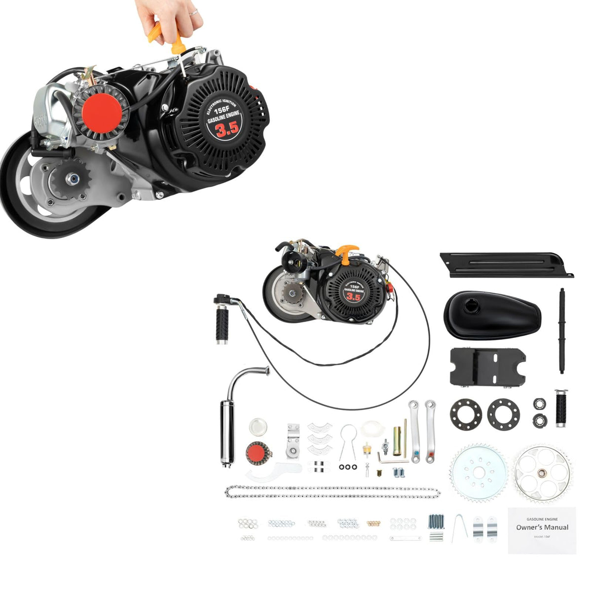 2-Stroke Air-Cooling Bicycle Engine Kit A1873
