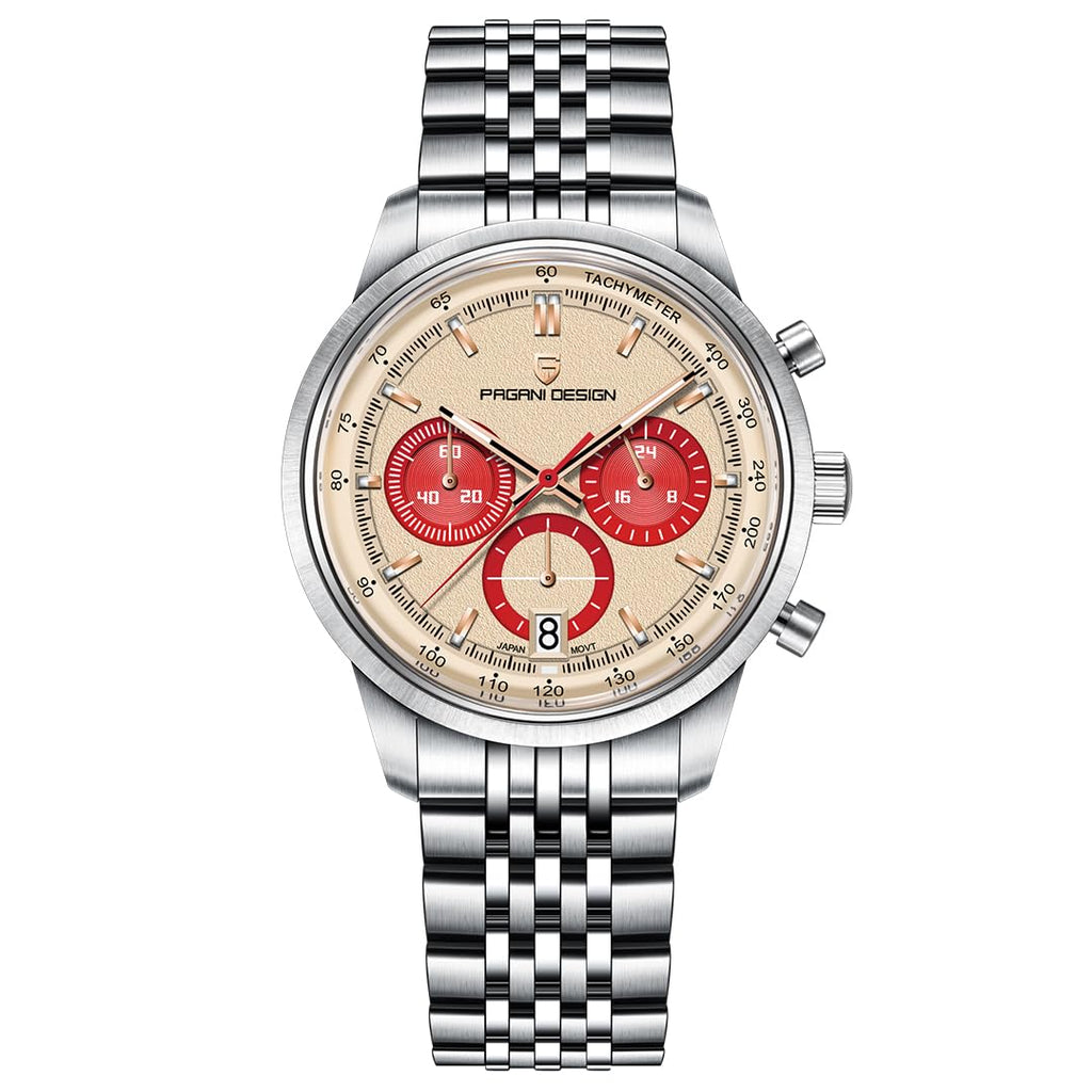 41MM Stainless Steel Chronograph Watch V687
