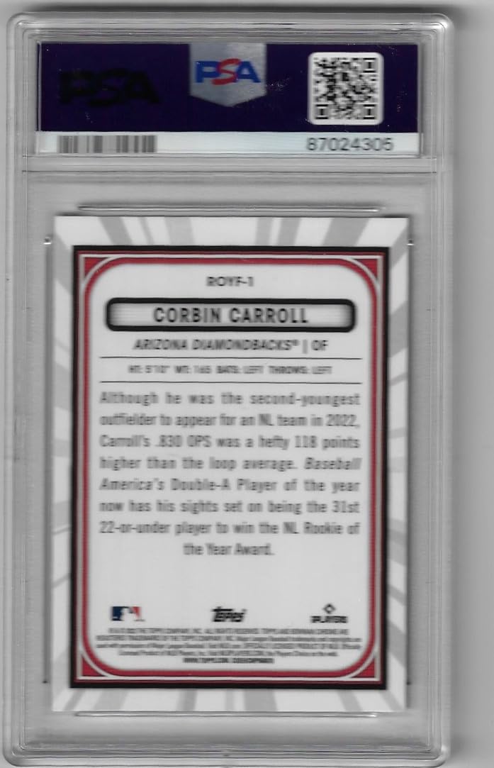 Graded 10 Baseball Card V796