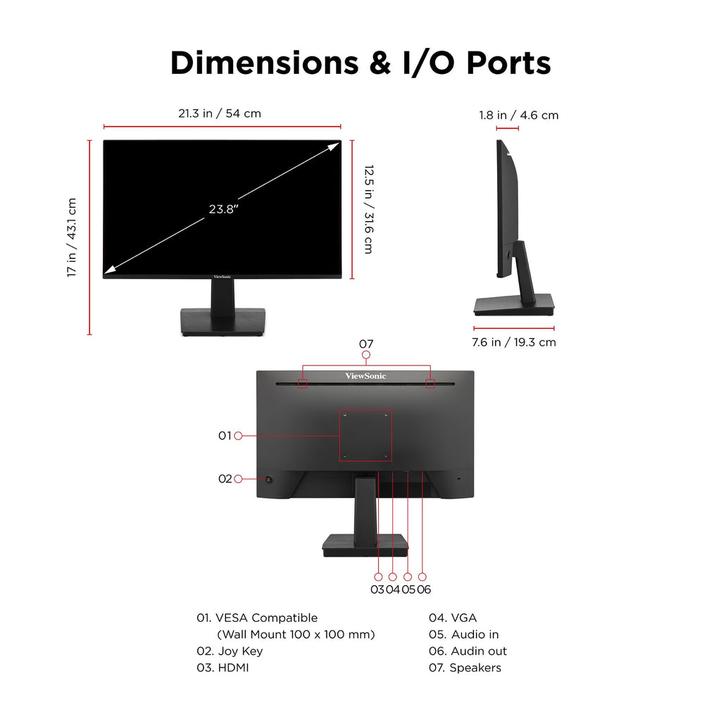 24 Inch 1080p IPS 120Hz Computer Monitor R24264