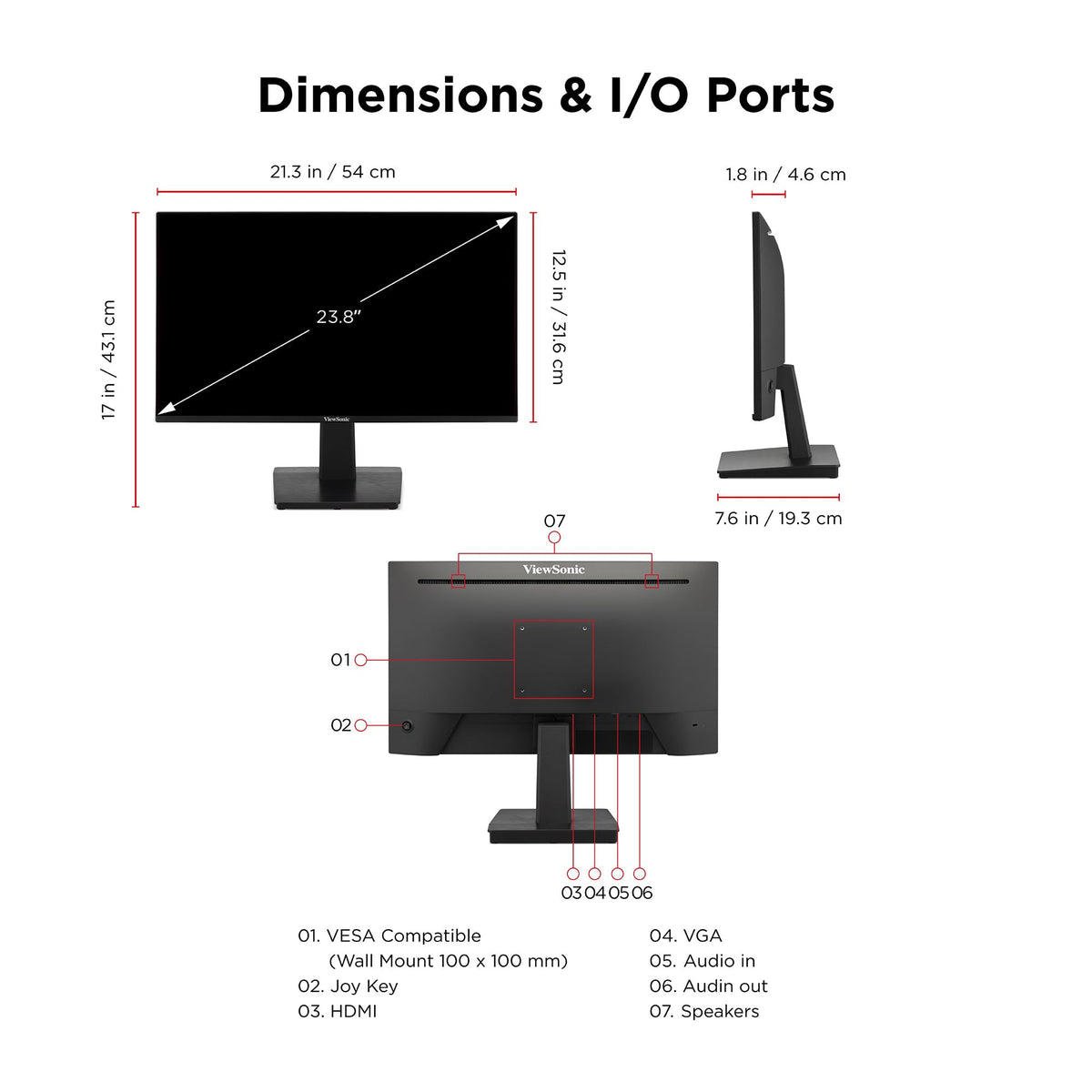 24 Inch 1080p IPS 120Hz Computer Monitor R24264