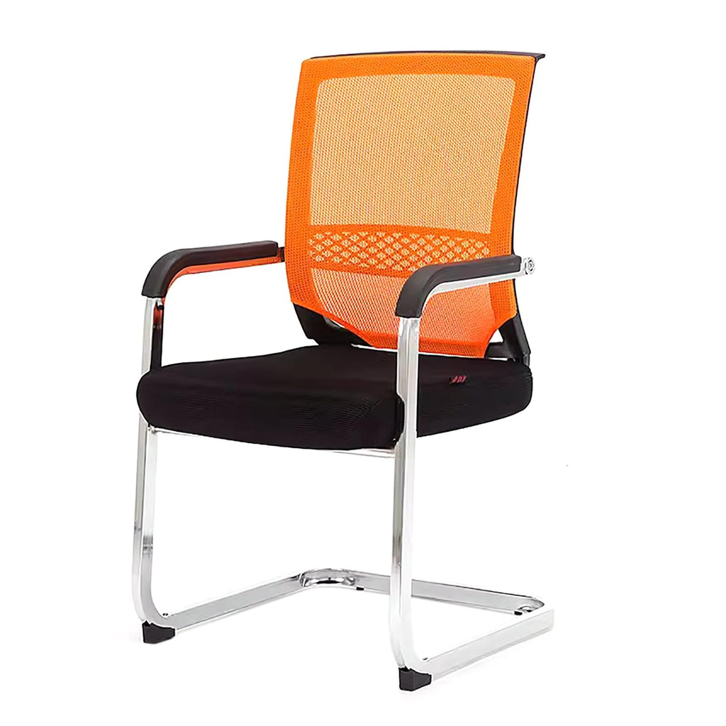 Orange Mesh Ergonomic Desk Chair with Lumbar Support N786