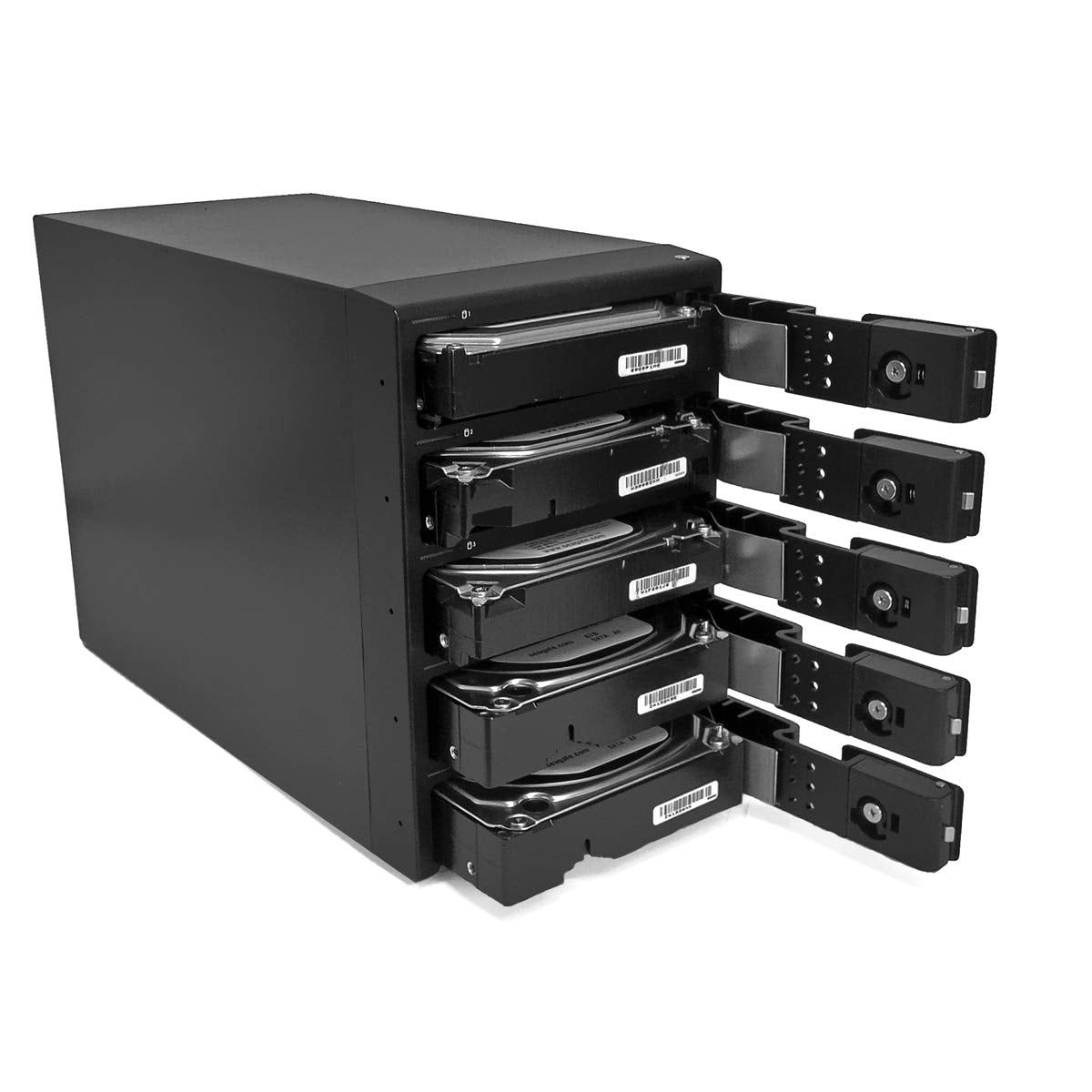 Black 5-Bay Raid Hard Drive Enclosure W459152