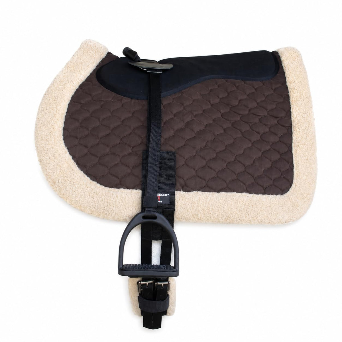 Black Quilted Bareback Pad I221
