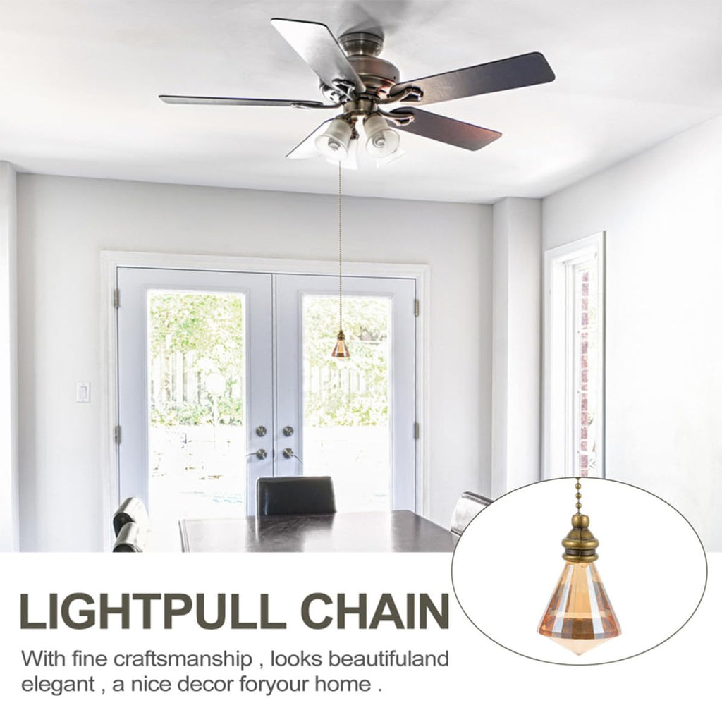 Ceiling Fan Pull Chain Crystal Pendant F15181