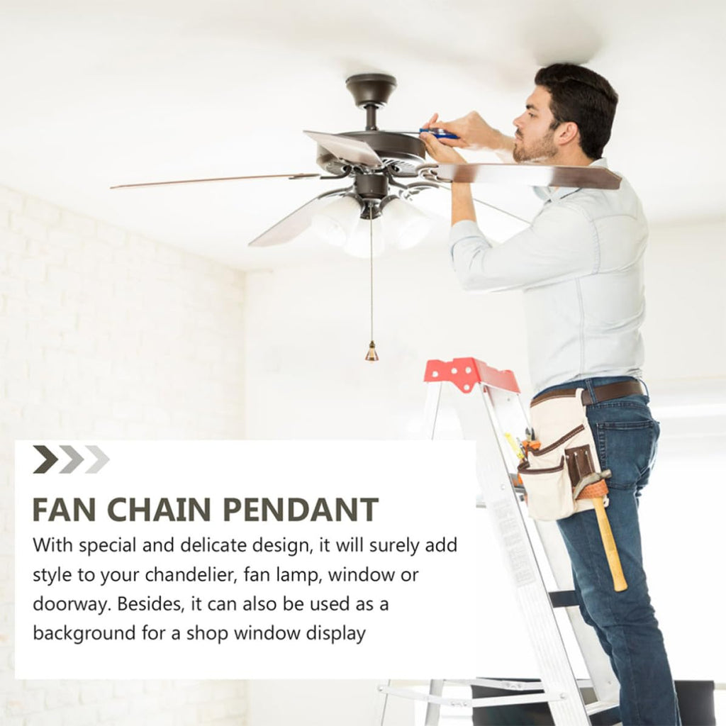 Ceiling Fan Pull Chain Crystal Pendant F15181