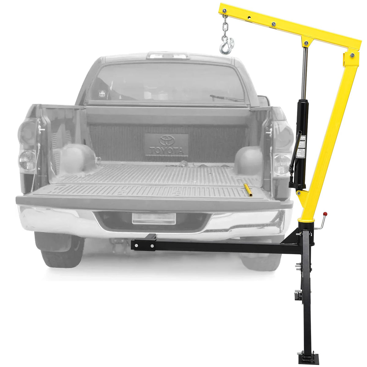 Hydraulic Swivel Hitch Mounted Truck Crane 1000 LBS Capacity P543287