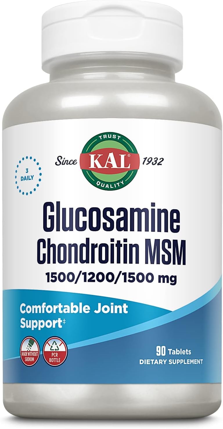 Glucosamine Chondroitin MSM Joint Support Supplement 90 Tablets K276231