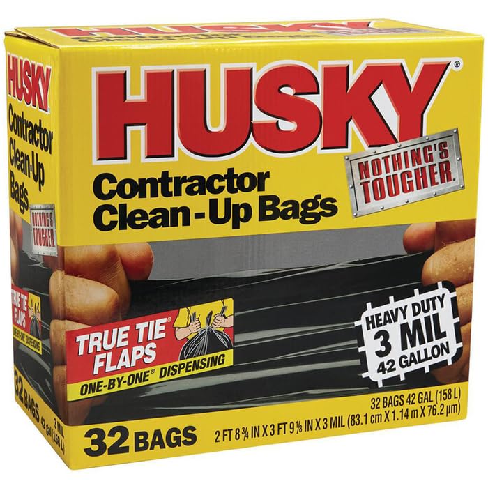42 gal 3-Mil Contractor Trash Bag U9564