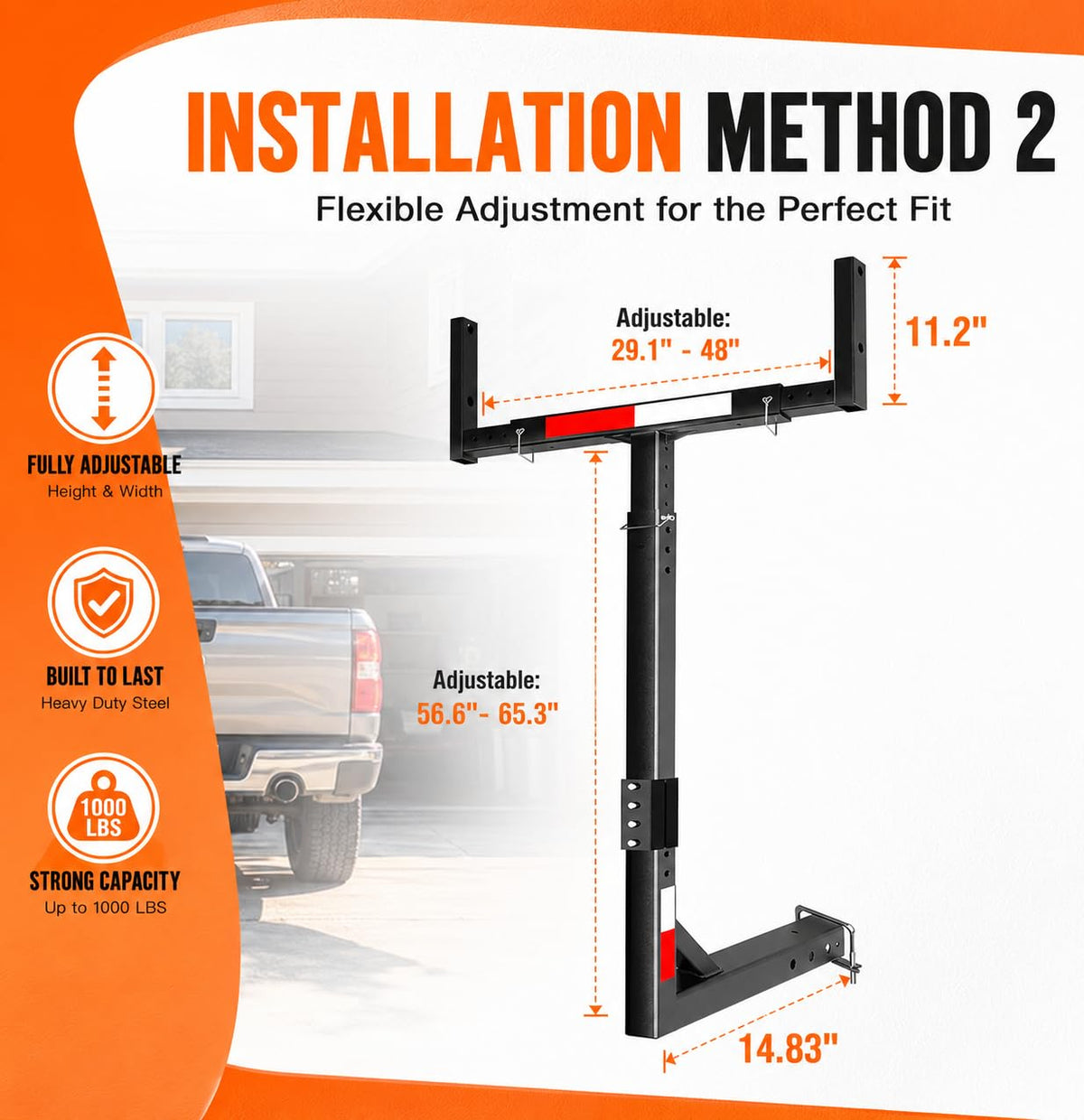 Truck Bed Extender Hitch Mount H158447