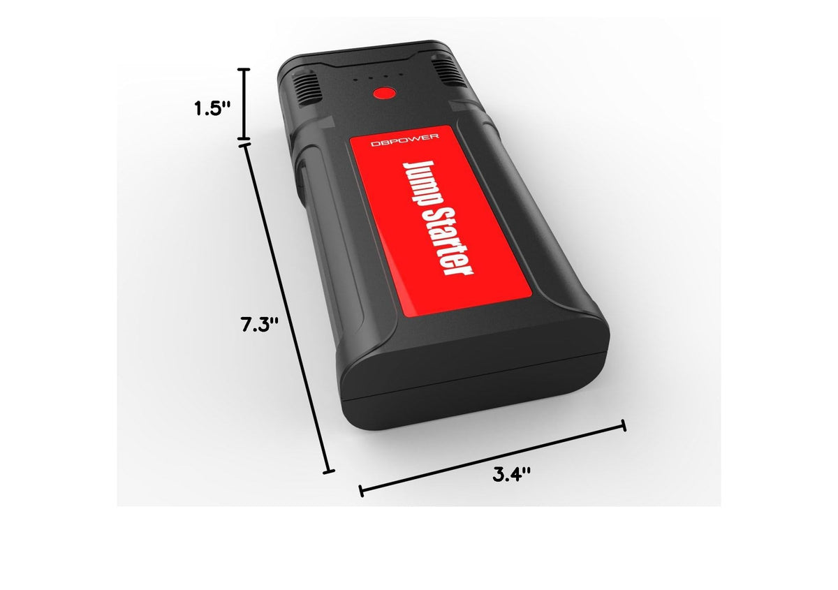Portable 12V Car Jump Starter with Smart Clamp Cables S277