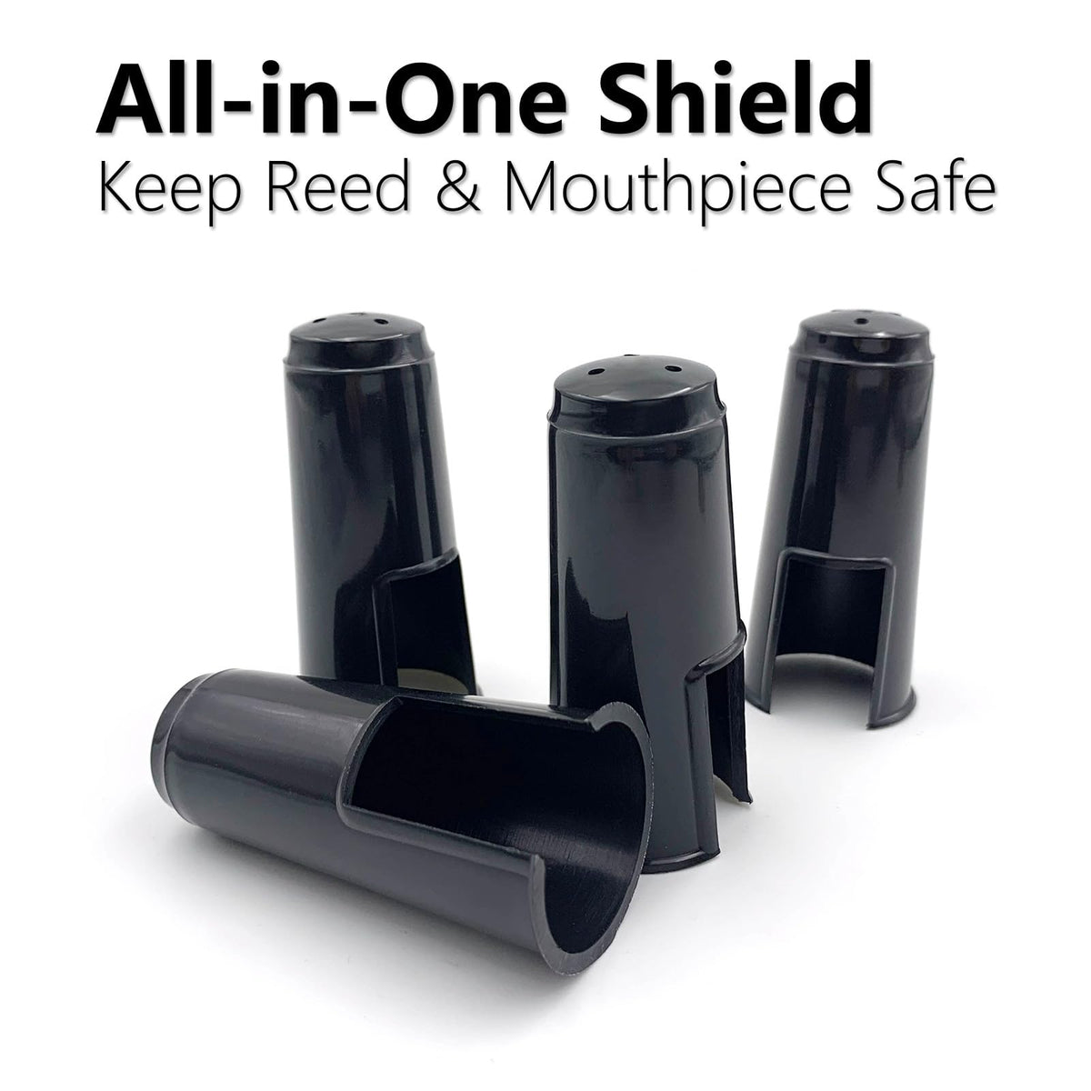 4-Pack Plastic Mouthpiece Cap with Ligature Attachment S9661