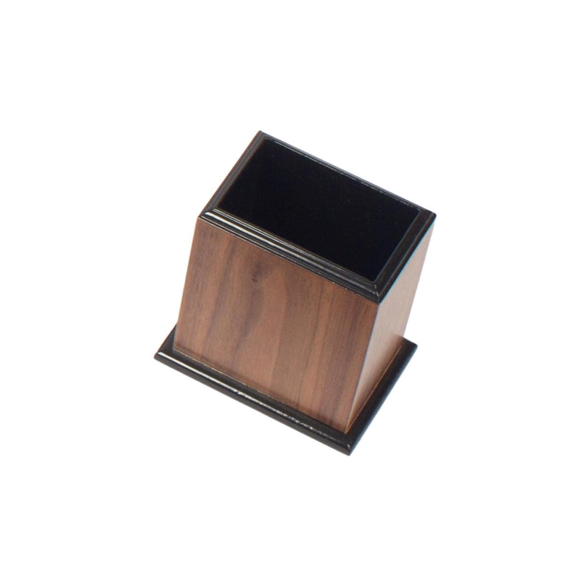 14 Piece Leather Wood Desk Organizer Set Q974559
