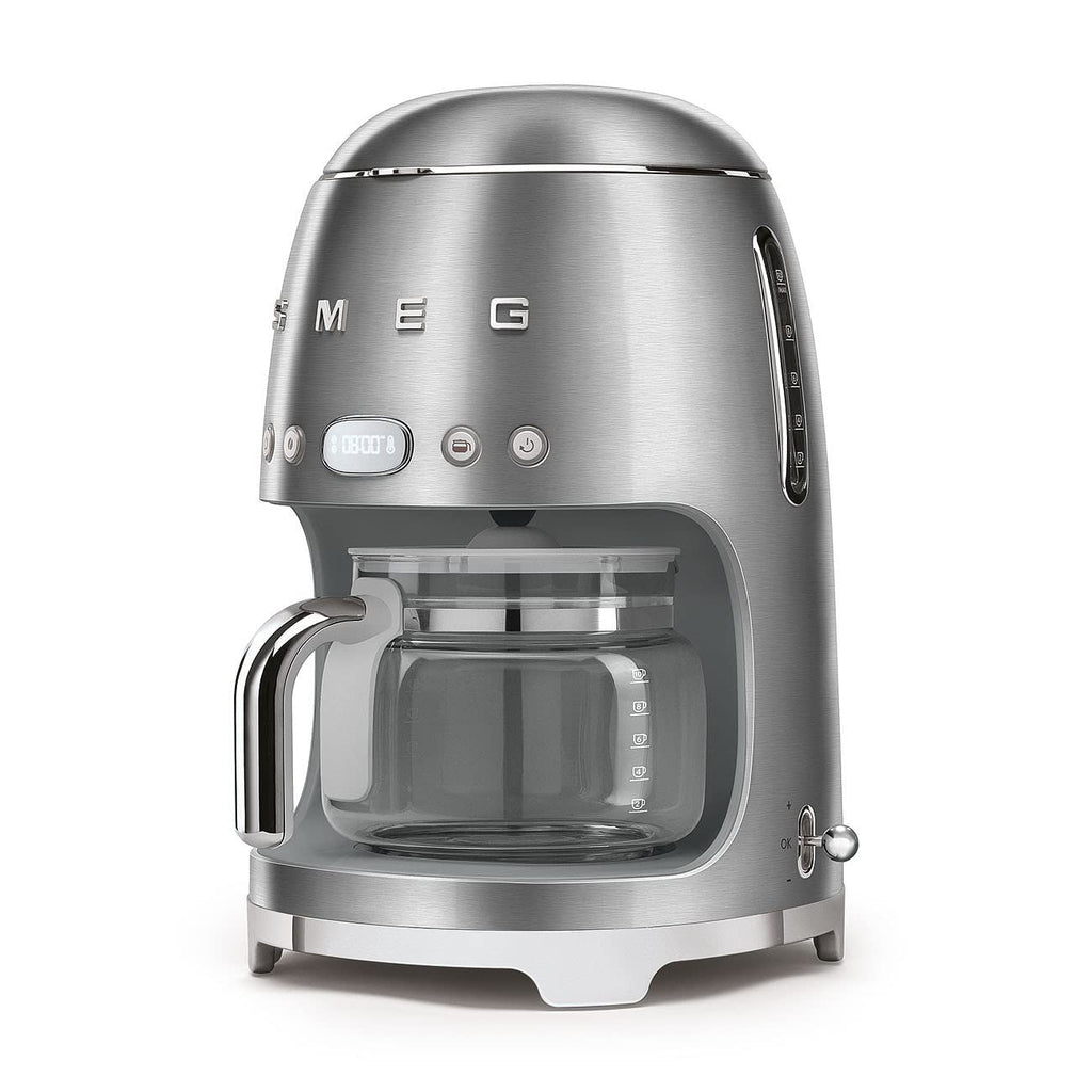Drip Coffee Machine with Reusable Filter, Digital Display, 1.4 Litre Tank, Stainless Steel N6986
