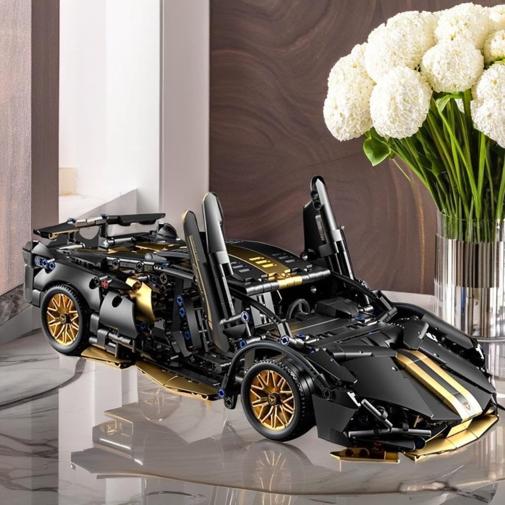 1:14 Building Block Car Set with LED H448
