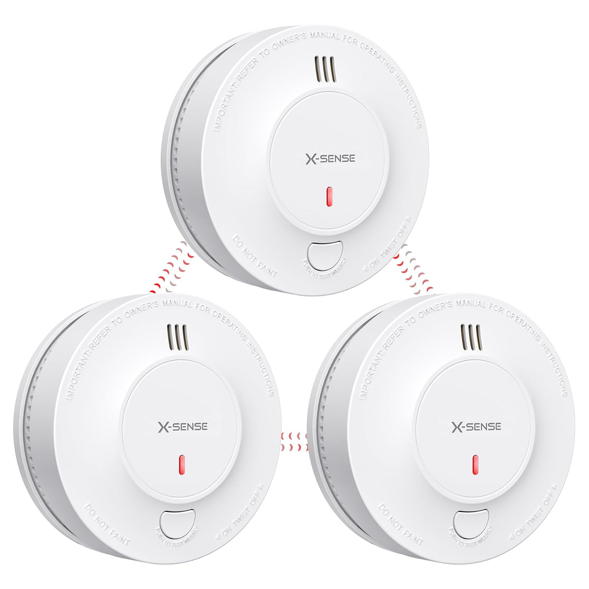Interconnected Smoke Detector 3-Pack I86085