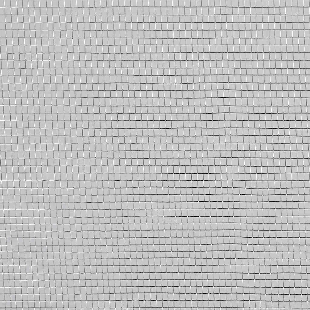 Aluminum Mesh Screen 39.4"x196.9" Silver Q502