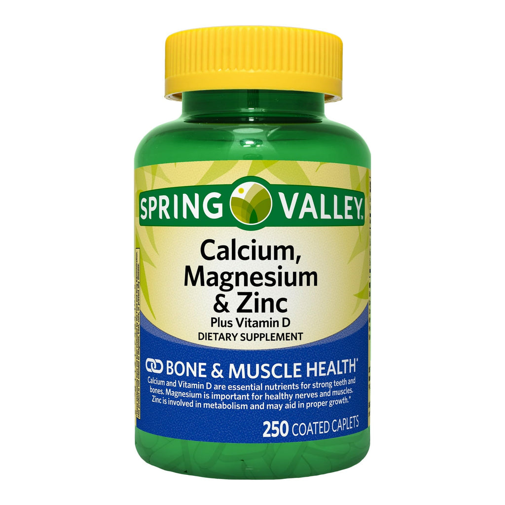 Calcium Magnesium Zinc with D3 Caplets 250ct Z4688