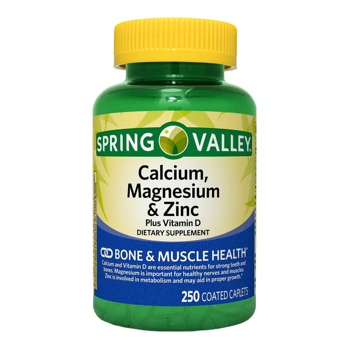 Calcium Magnesium Zinc with D3 Caplets 250ct Z4688