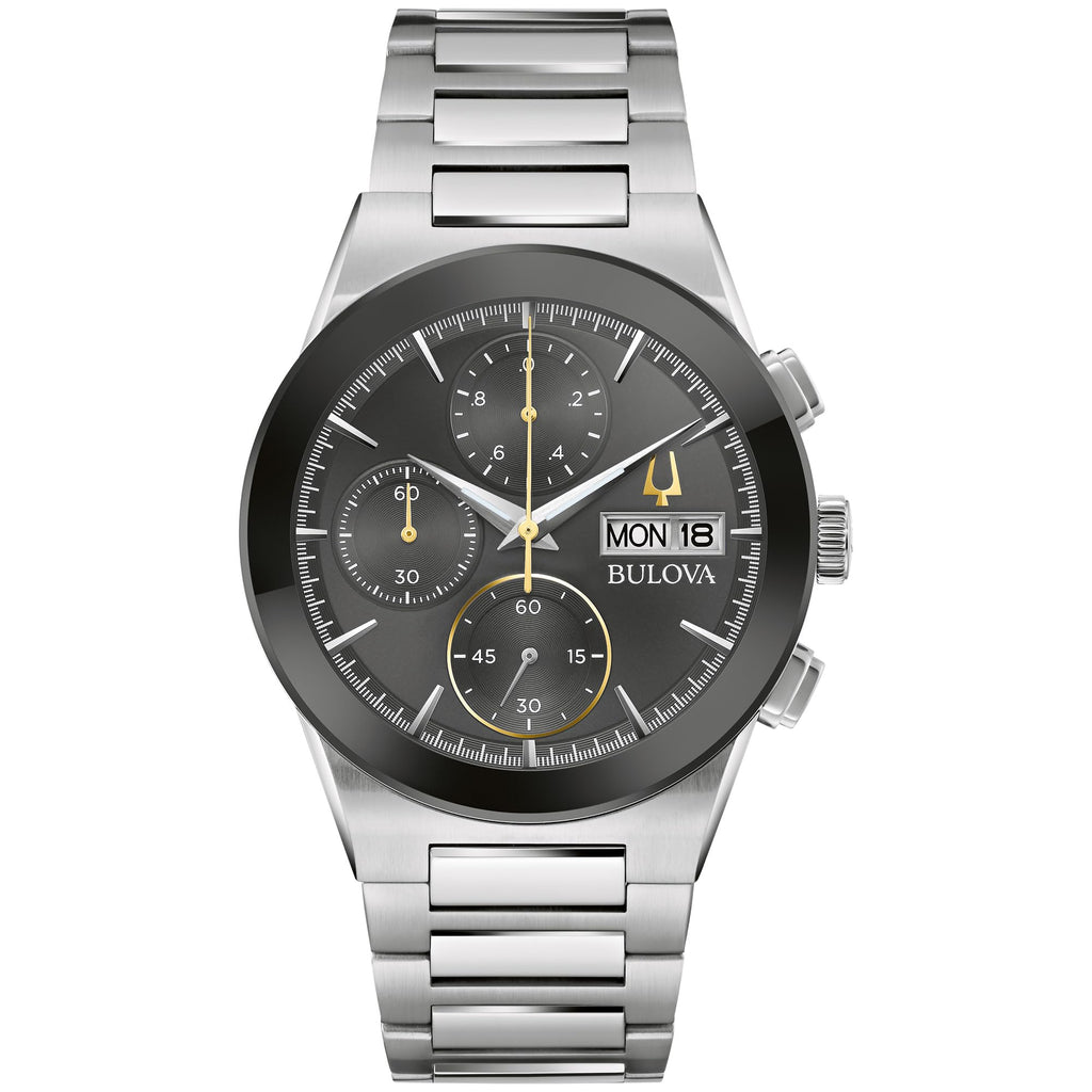 Men's Stainless Steel Chronograph Watch, 41mm E4572