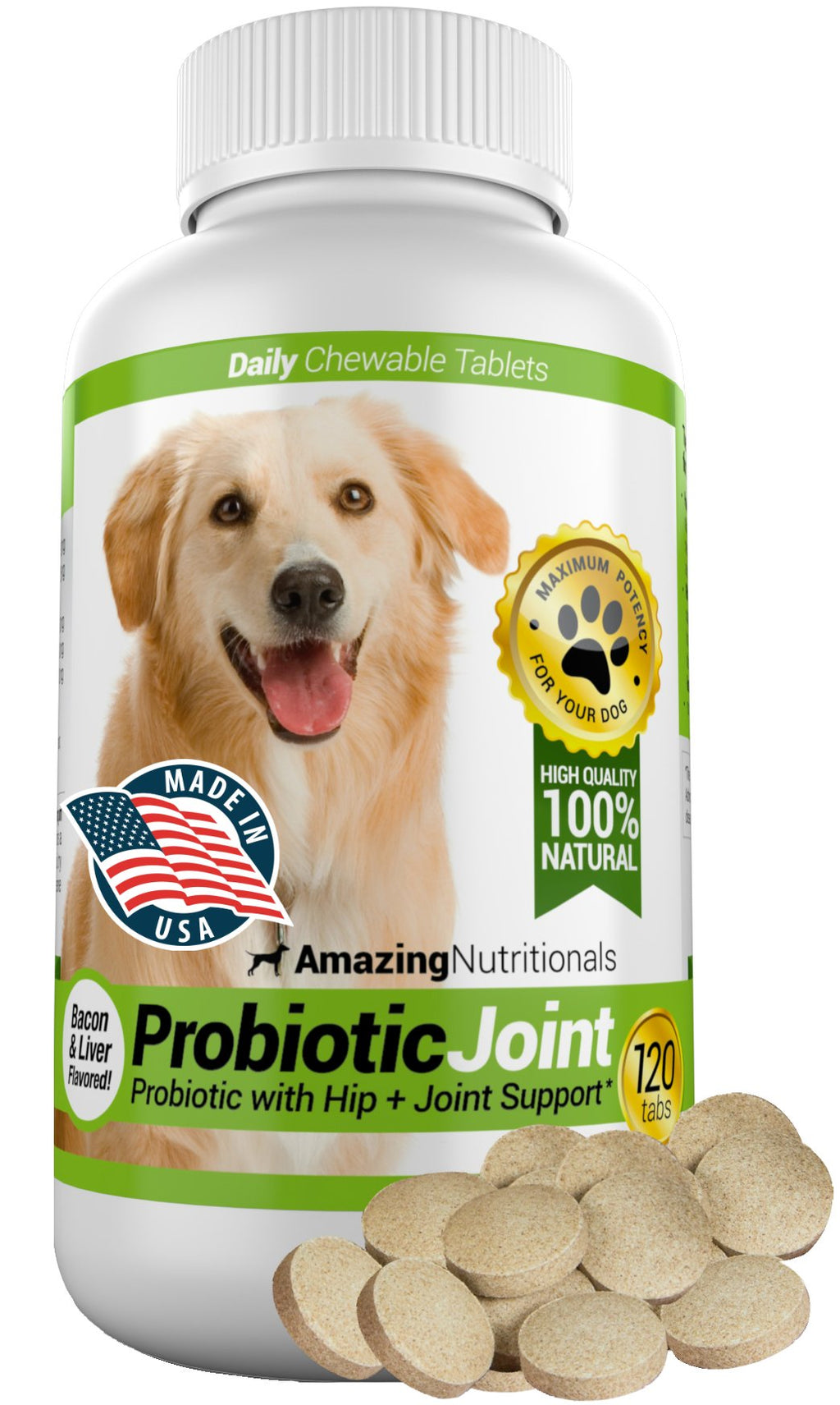 Probiotics for Dogs 120 Chews D7679