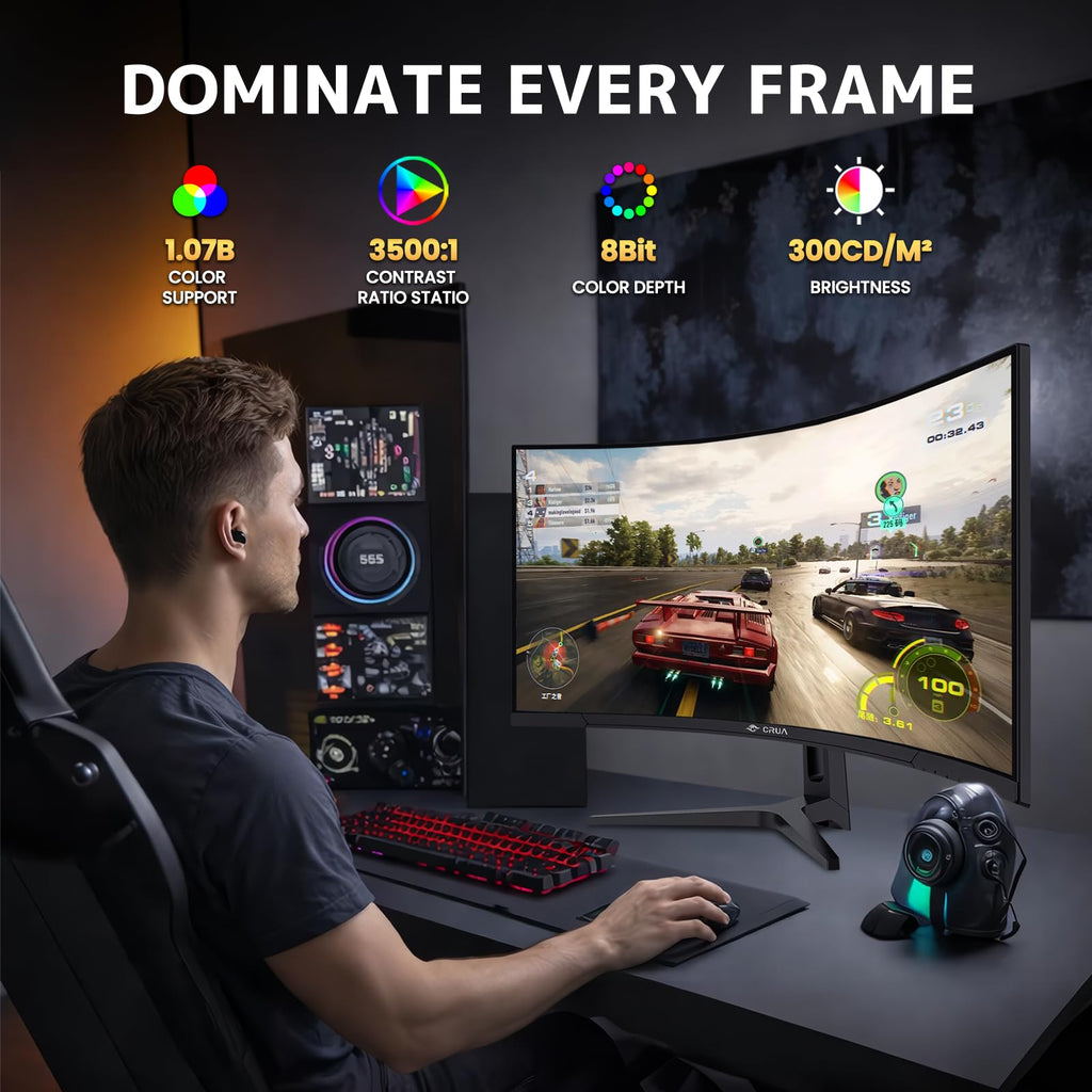 34" WQHD 240Hz Ultrawide Curved Gaming Monitor G741374