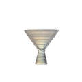 11.5 Ounce Iridescent Glass Martini Set of 4 P9946