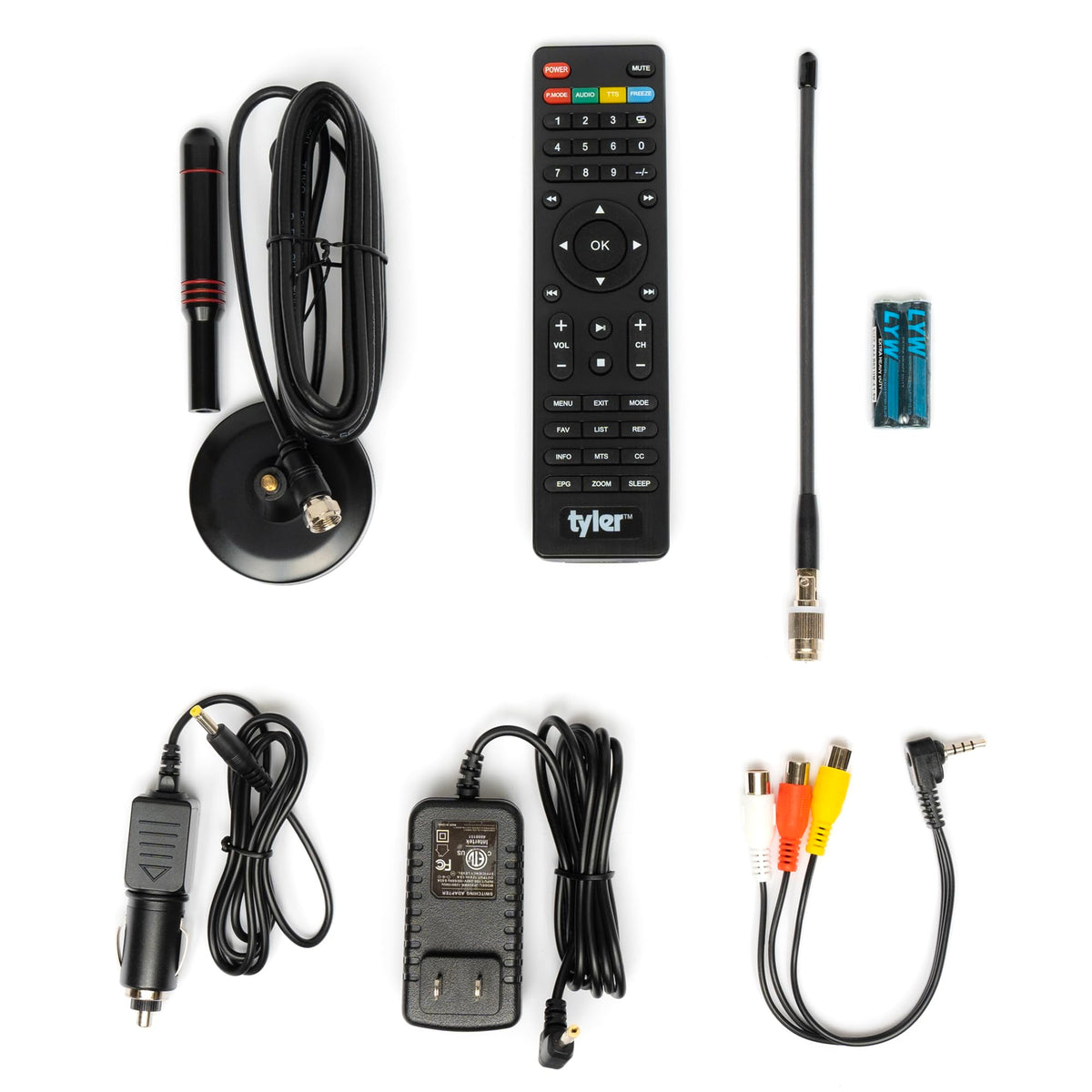 16" Portable LCD TV Battery Powered Wireless Capability HD-TV O254120