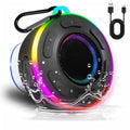 Portable Bluetooth Shower Speaker with Waterproof, Stereo, LED Light T44290