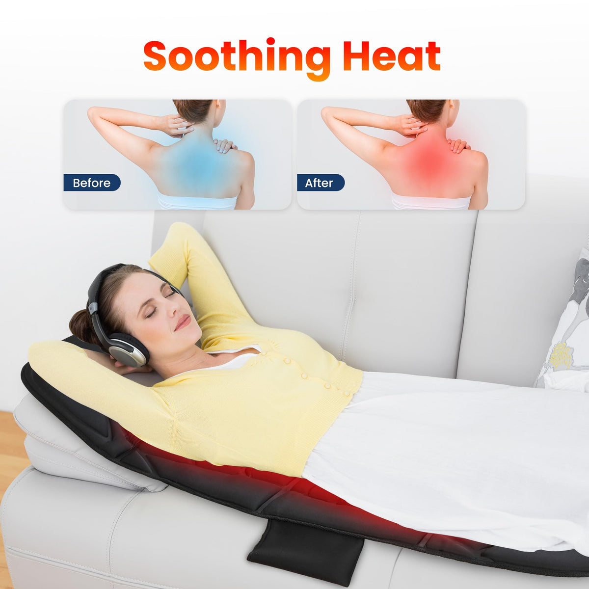 Full Body Massage Mat with Heat E392718