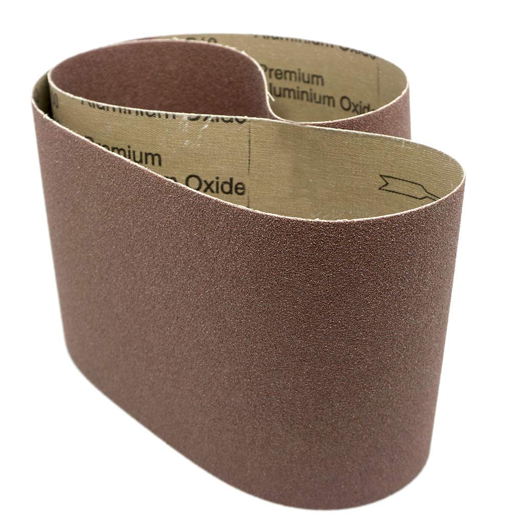 6” x 48” Aluminum Oxide Sanding Belts 120 Grit 2 Pack H1411