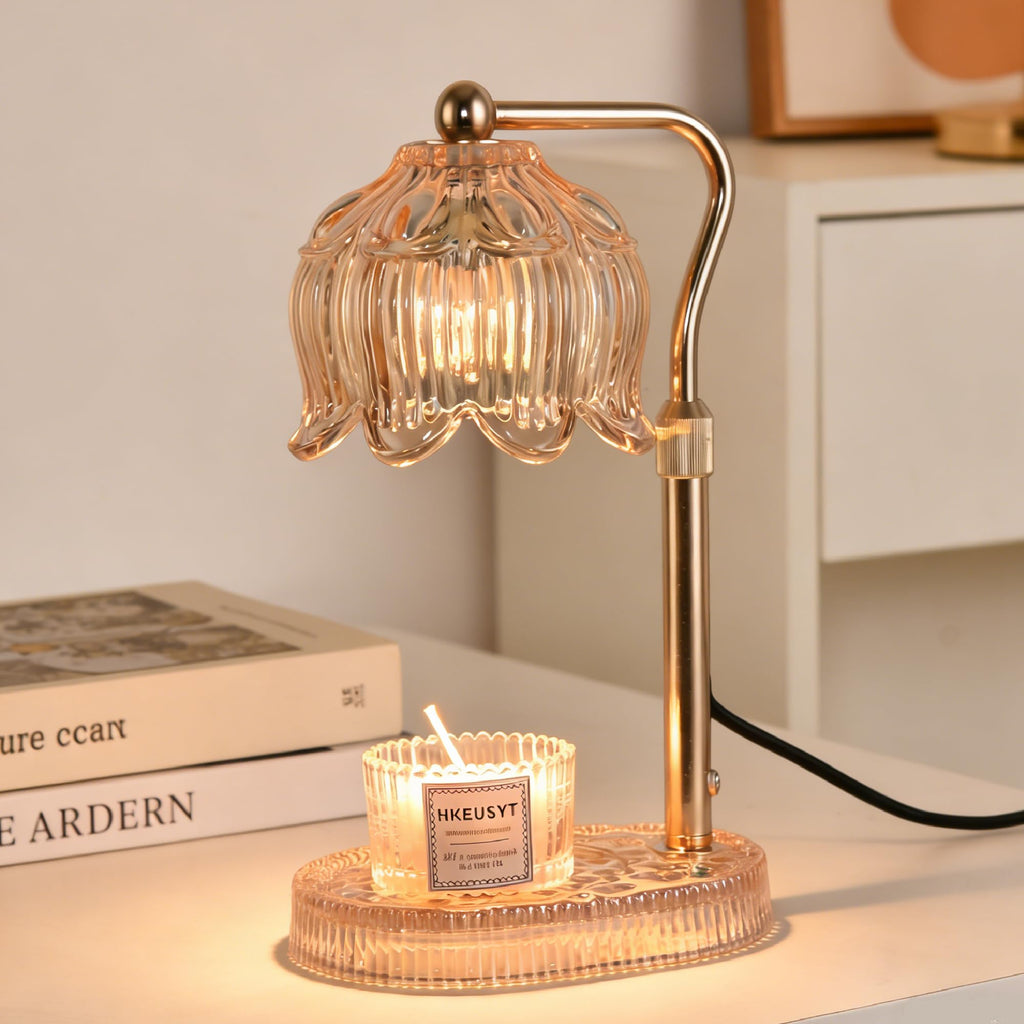Amber Dimmable Height Adjustable Candle Warmer Lamp G4539
