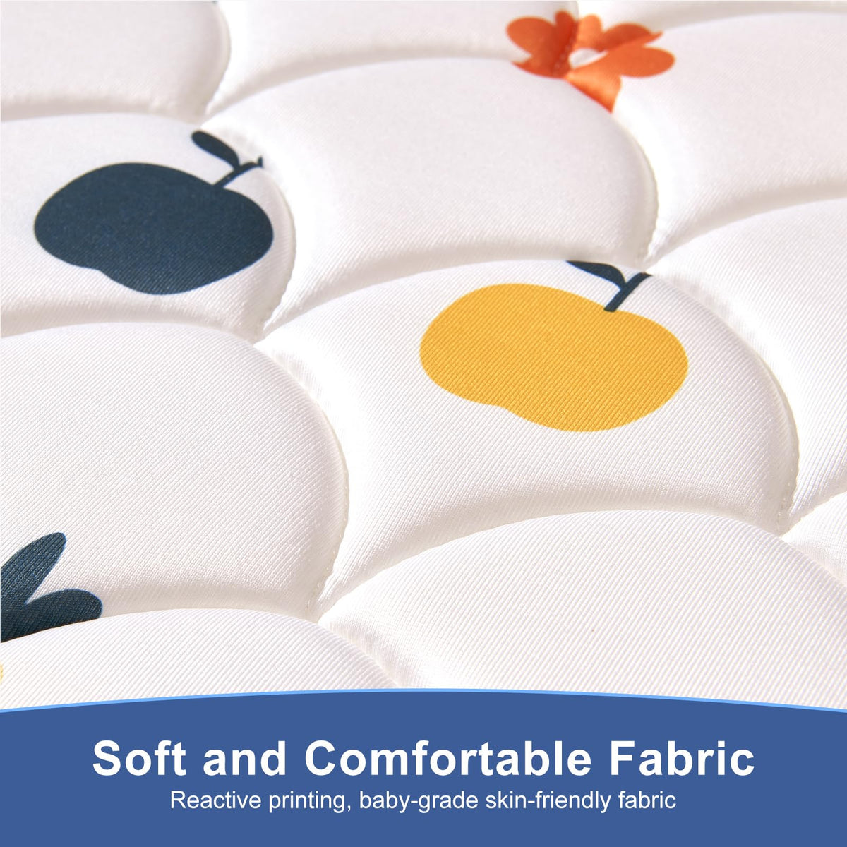 Mini Crib Mattress 38" x 24" x 4" Premium Foam Hypoallergenic Y663