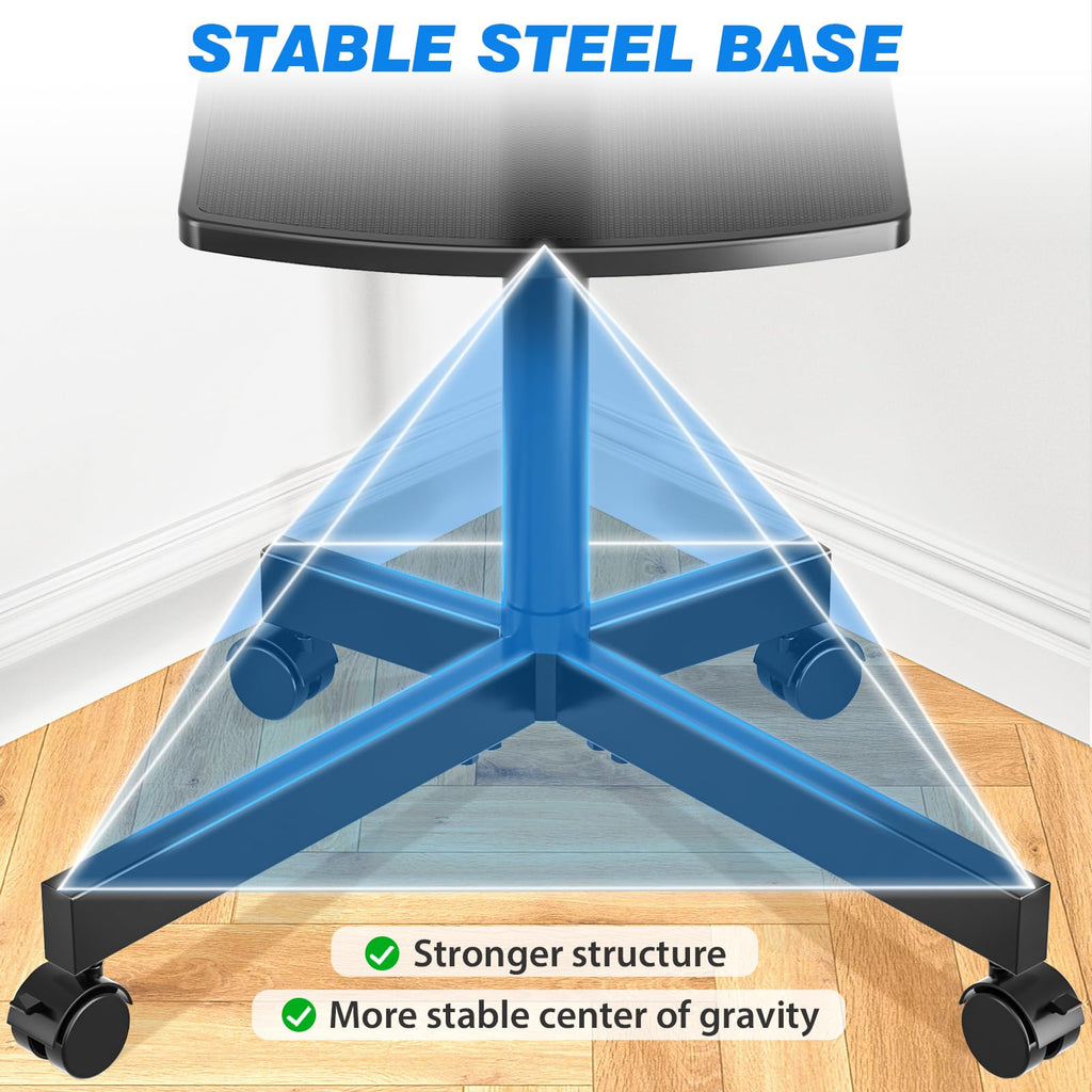 Mobile TV Stand for 23-65 Inch Flat Curved TVs Black S58367