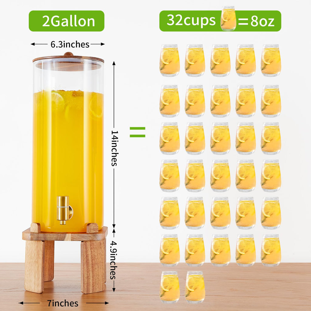 2 Gallon Drink Dispenser with Stand L56470
