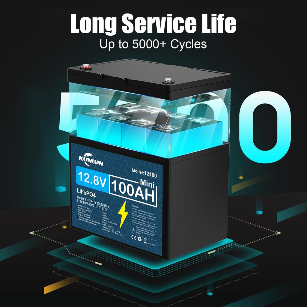 12V 100Ah LiFePO4 Battery V557