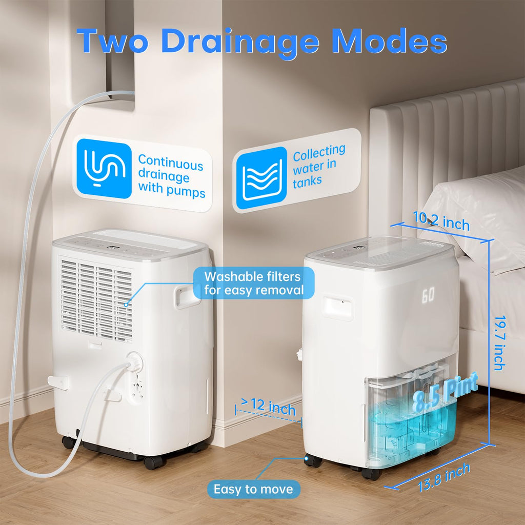 80 Pint Smart WiFi Dehumidifier M7119