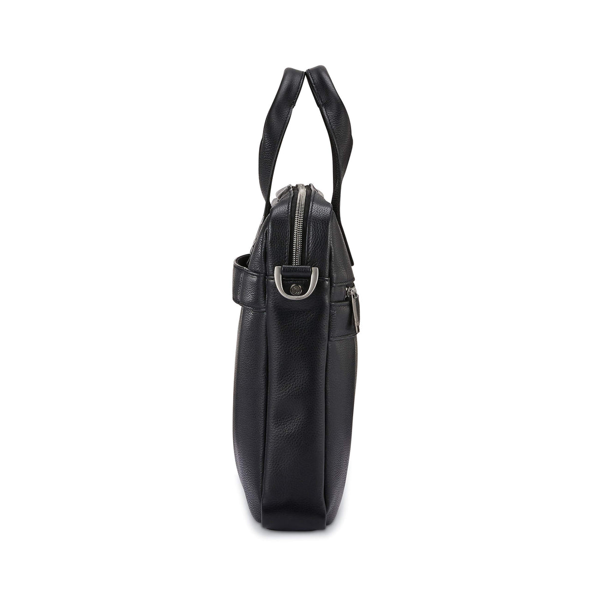 Black Leather Slim Brief L141