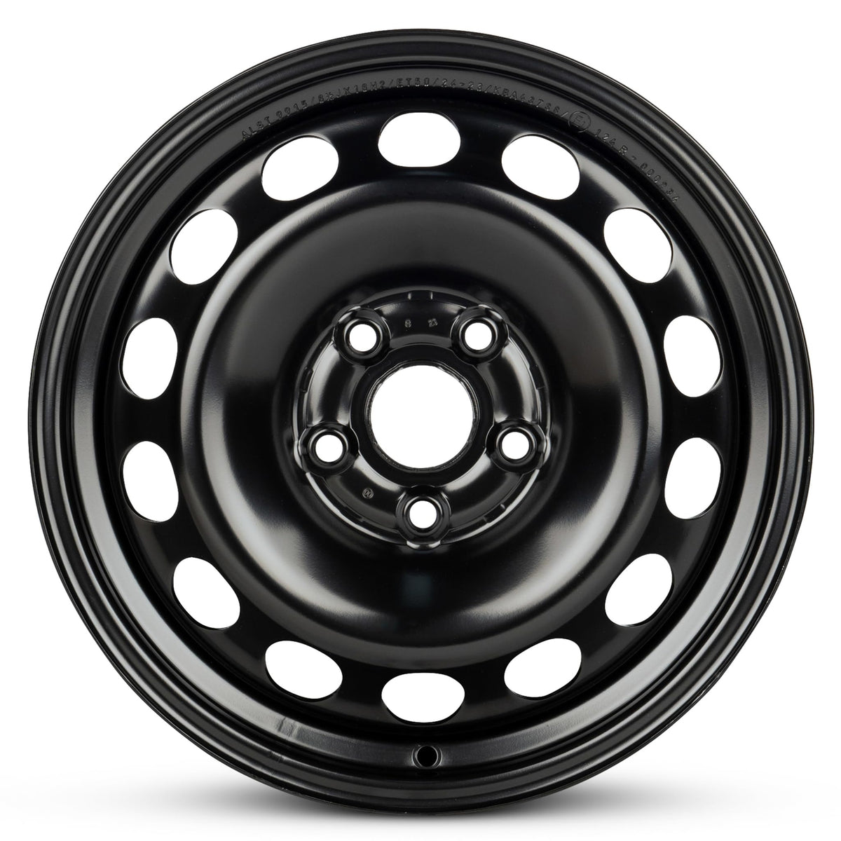 16 Inch Painted Black Rim P916